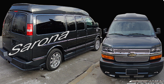 Custom Chevy Express Van  All Styles Body Kit (2003 - 2024) - $1290.00 (Part #CH-044-KT)